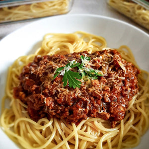 SPICY SPAGHETTI BOLOGNESE BY MANI