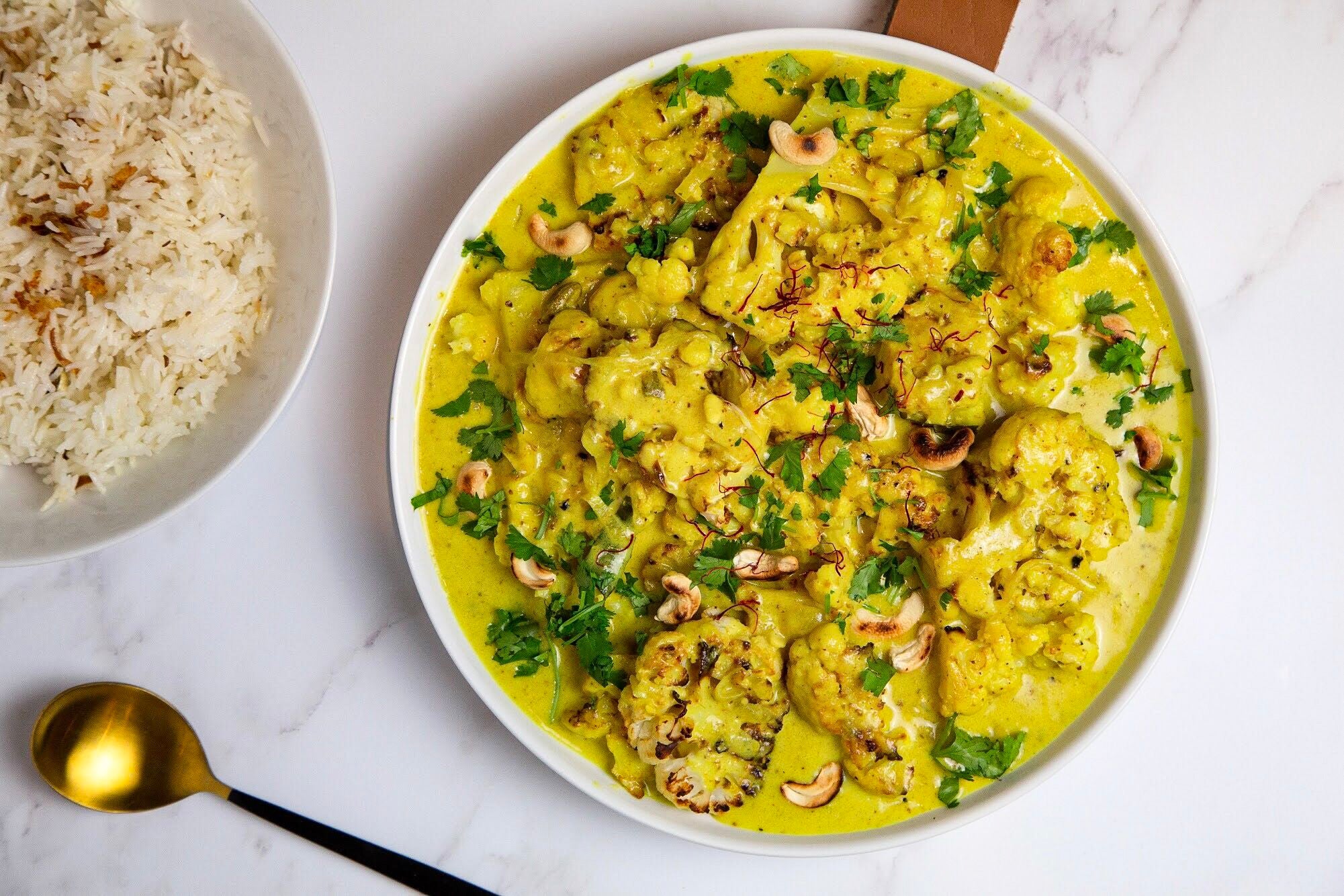 Cauliflower 2024 coconut curry