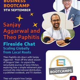 Sanjay Sits Down with Retail Tycoon Theo Paphitis For A Fireside Chat