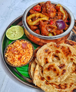 Devilled Sri Lankan Chicken & Coconut Sambol