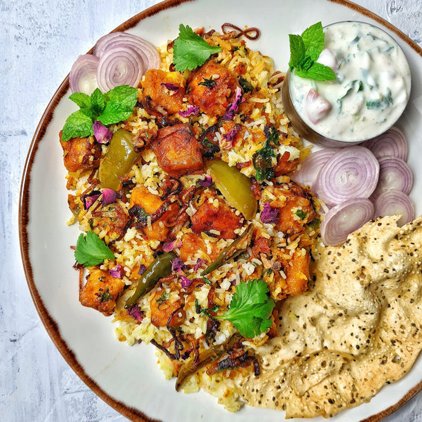 Chilli Paneer Biryani 