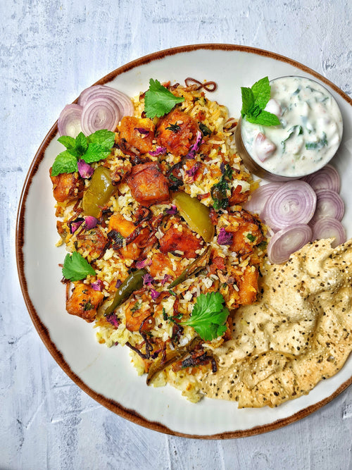 Chilli Paneer Biryani 