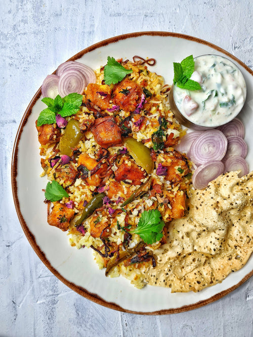 Chilli Paneer Biryani 