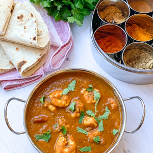 Ney’s Kitchen Sri Lankan fish curry with tender fish pieces simmered in a rich, spiced coconut and tamarind sauce with herbs.