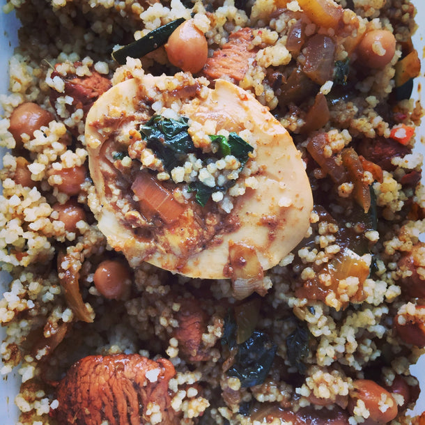 Ethiopian Chicken and Egg Stew (known as Doro Wot)