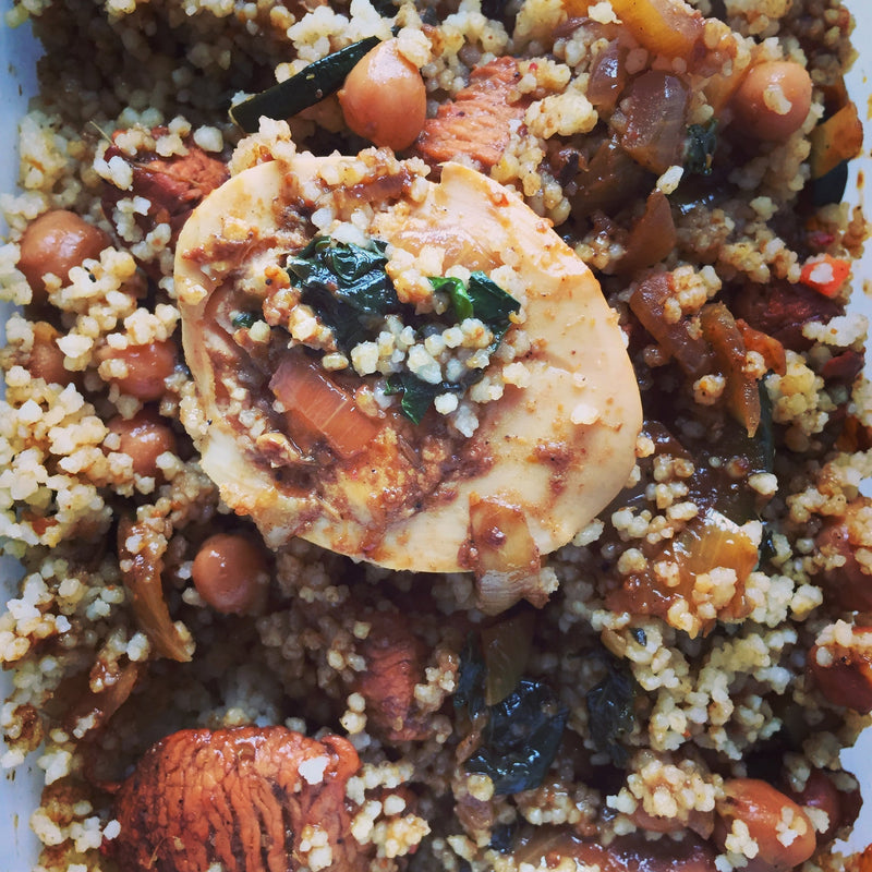 Ethiopian Chicken and Egg Stew (known as Doro Wot)