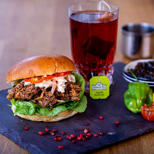 Shredded Jerk Chicken Burger 