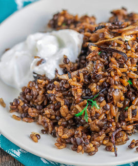 Mess of Pottage (Mujadarah) (Vegetarian) by Bethany Kehdy