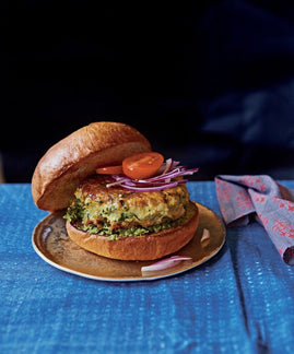 Mumbai-Style Chicken Burger by Cyrus Todiwala