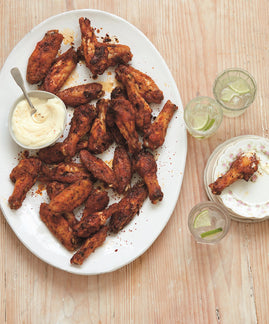Crispy Baked Chicken Wings with Aleppo Pepper by Emma Spitzer