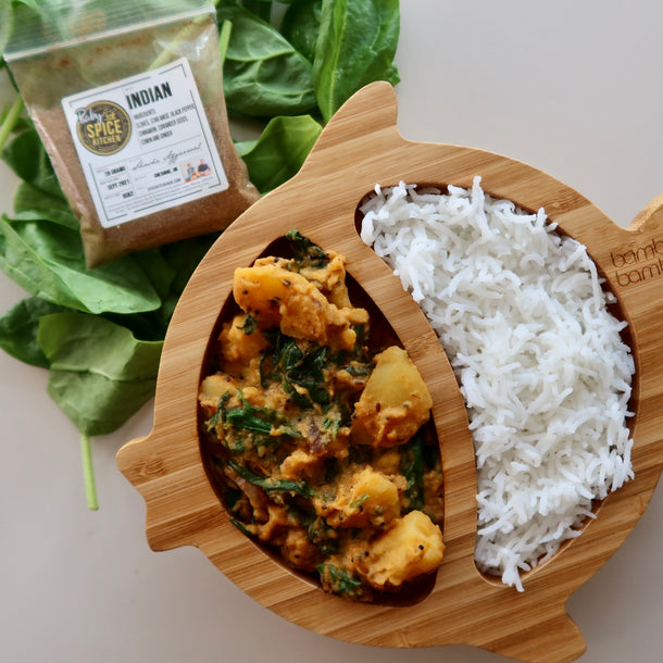 Little Saag Aloo by Reena Patel