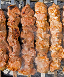 Afghani Beef Seekh Kebab