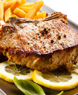 Grilled Lemony Goat Chops
