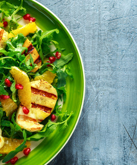 Sticky Grilled Halloumi
