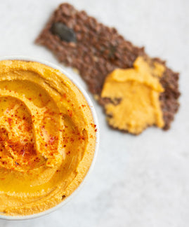 Carrot Hummus with Sumac
