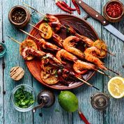 Zesty Grilled Prawns