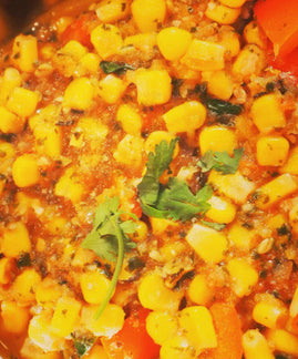 Spicy Corn Masala by Binnys Kitchen