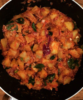 Potato, cumin and curry leaf curry by Binnys Kitchen