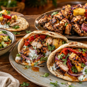 Spice Kitchen's Jerk Chicken Shawarma with Great Taste Award Winning Jerk Spice Blend