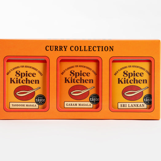 Spice Kitchen Curry Collection: Trio of Blends including Great Taste Award Winning Tandoori Masala, Garam Masala and Sri Lankan Curry Powder