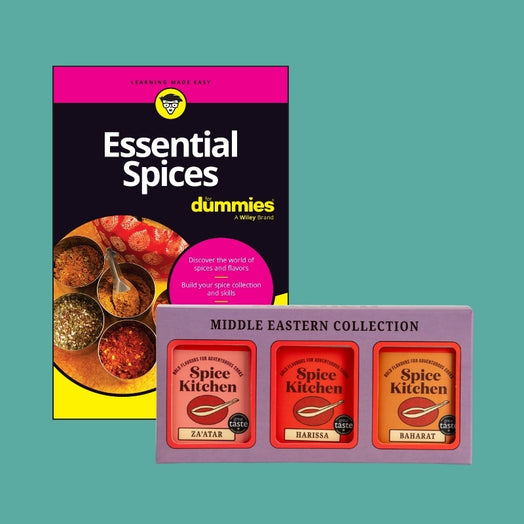 Essential Spices Book and Middle Eastern Blends Set