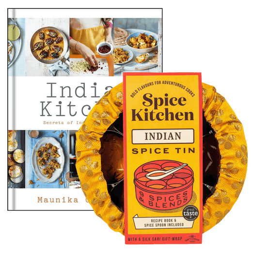 'Indian Kitchen' & Sari Wrapped Indian Spice Tin