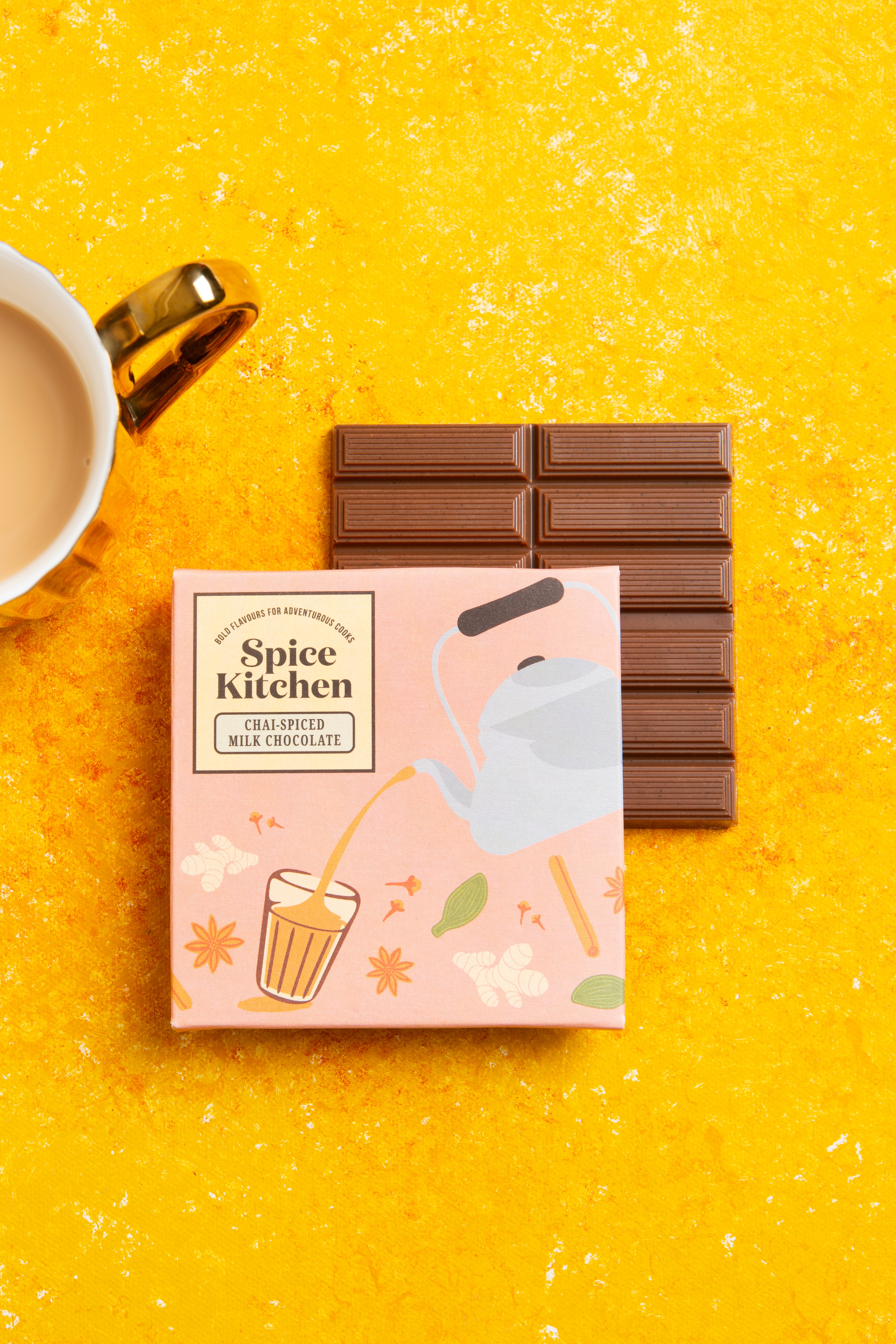 Chai-Spiced Milk Chocolate Bar (80g)