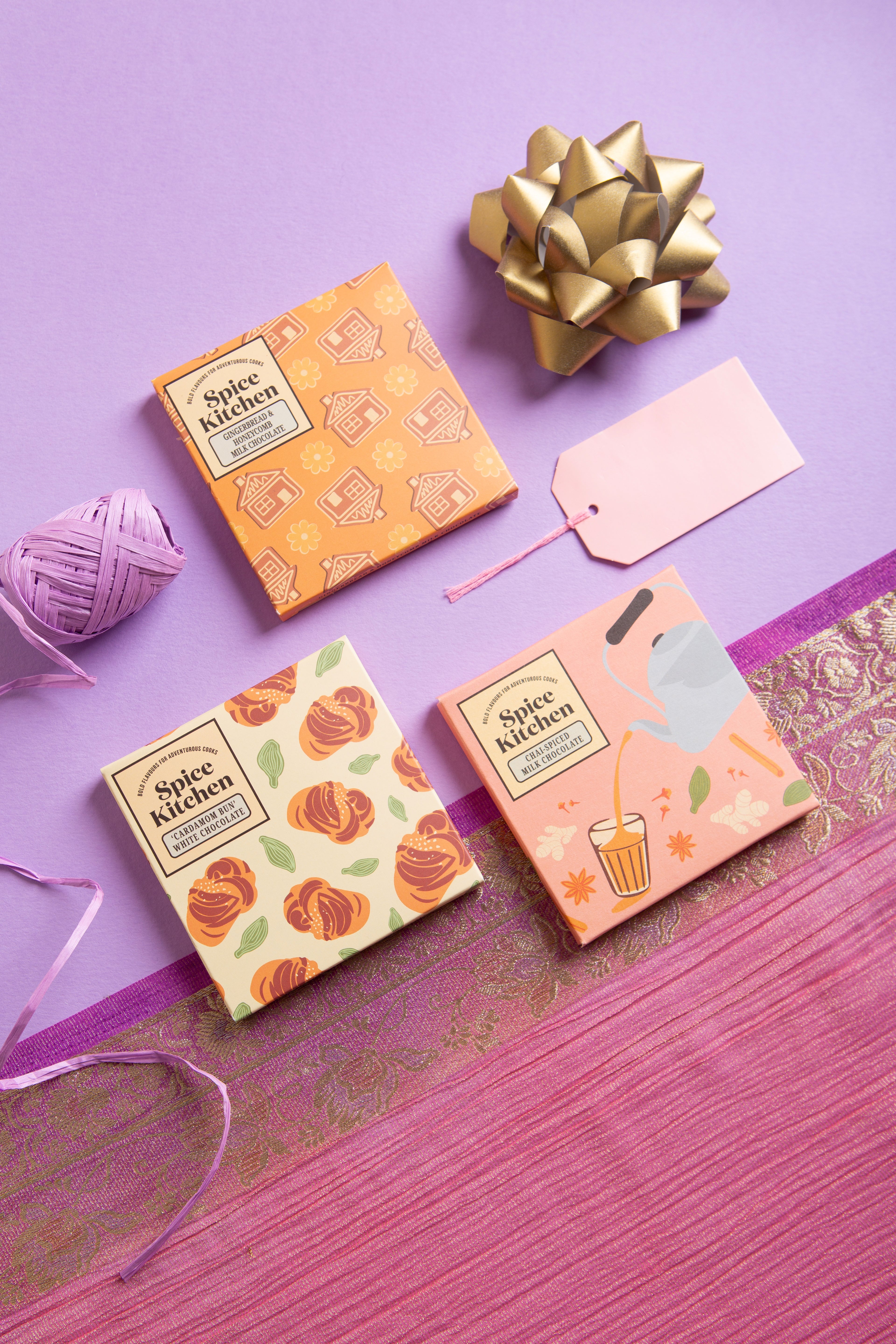Trio of Spiced Chocolate Bars