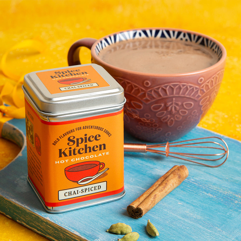 Spice Kitchen Chai Spiced Great Taste Award Winning Hot Chocolate – rich, spiced hot chocolate blends perfect for cozy moments