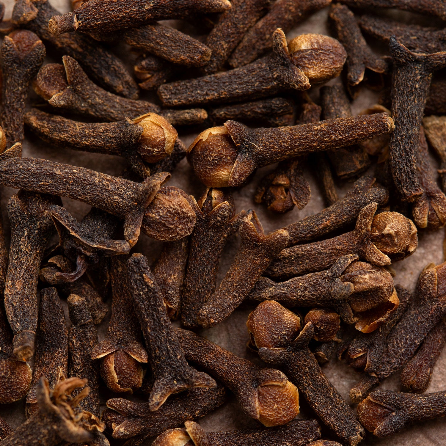 Close-up of a pile of whole cloves