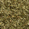 Close-up of dried green coriander leaf