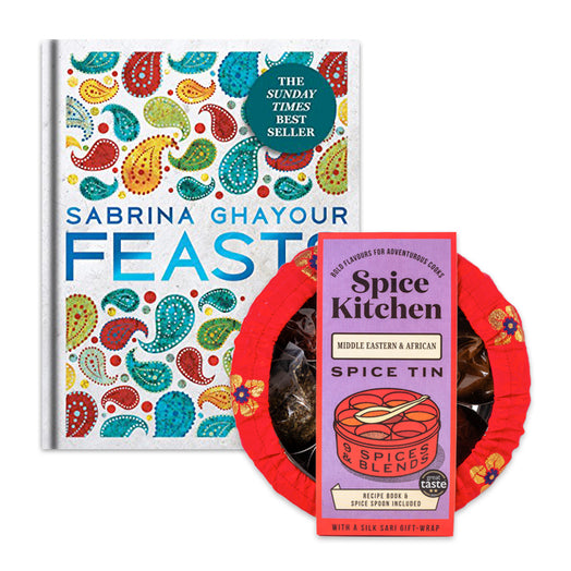 'Feasts' by Sabrina Gayhour & Middle Eastern Tin with Sari Wrap
