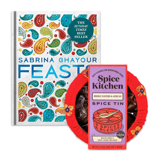 'Feasts' by Sabrina Gayhour & Middle Eastern Tin with Sari Wrap