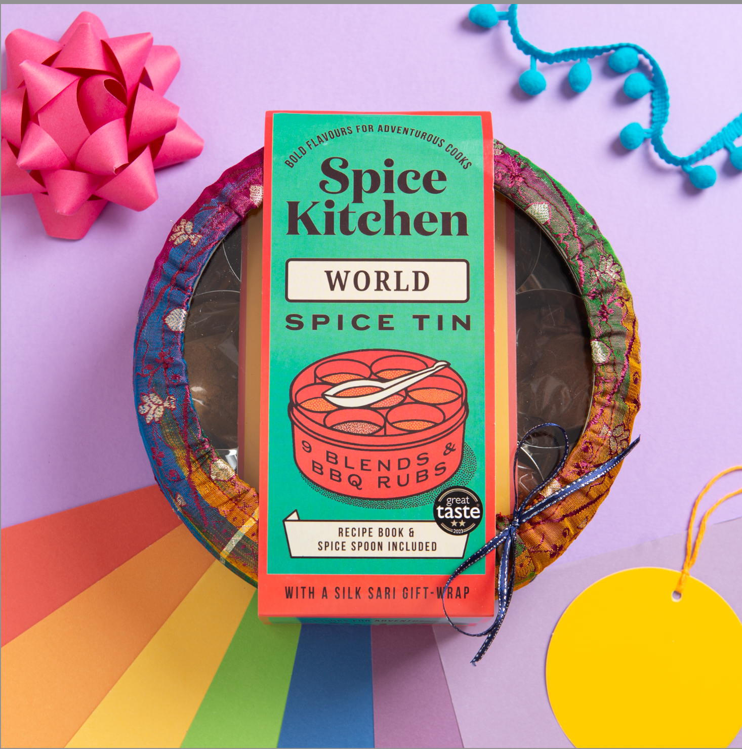 Limited Edition Sari-Wrapped Pride Tin