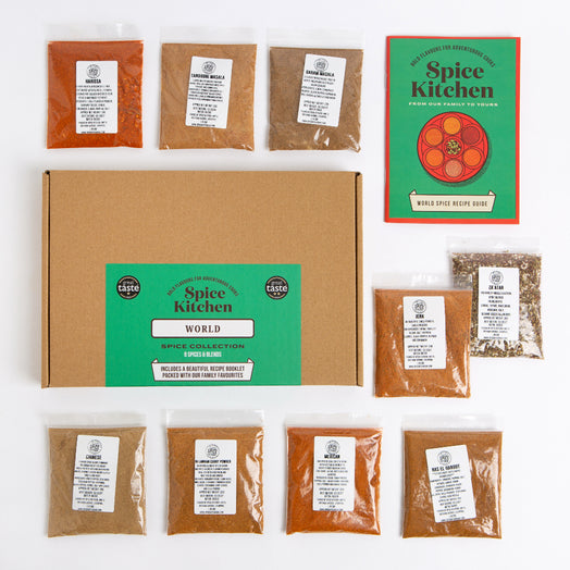 World Spice Collection with 9 award-winning blends and rubs
