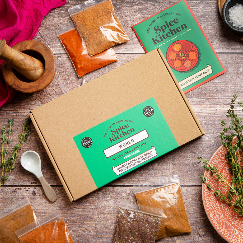 World Spice Collection with 9 award-winning blends and rubs