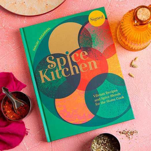 Spice Kitchen Cookbook & World Spice Tin