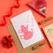 Spice Kitchen product packaging with a card and cinnamon sticks on a red background ' text says 'You're my cup of chai'