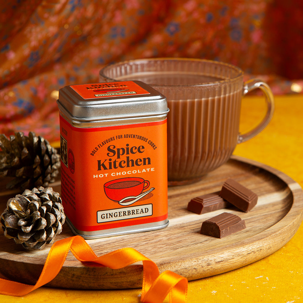 Spice Kitchen Gingerbread Hot Chocolate Collection – rich, spiced hot chocolate blends perfect for cozy moments