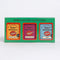 A green gift box labeled 'WORLD BLENDS COLLECTION' containing three spice blends: Tandoori Masala, Smoky Chipotle BBQ, and Jerk.