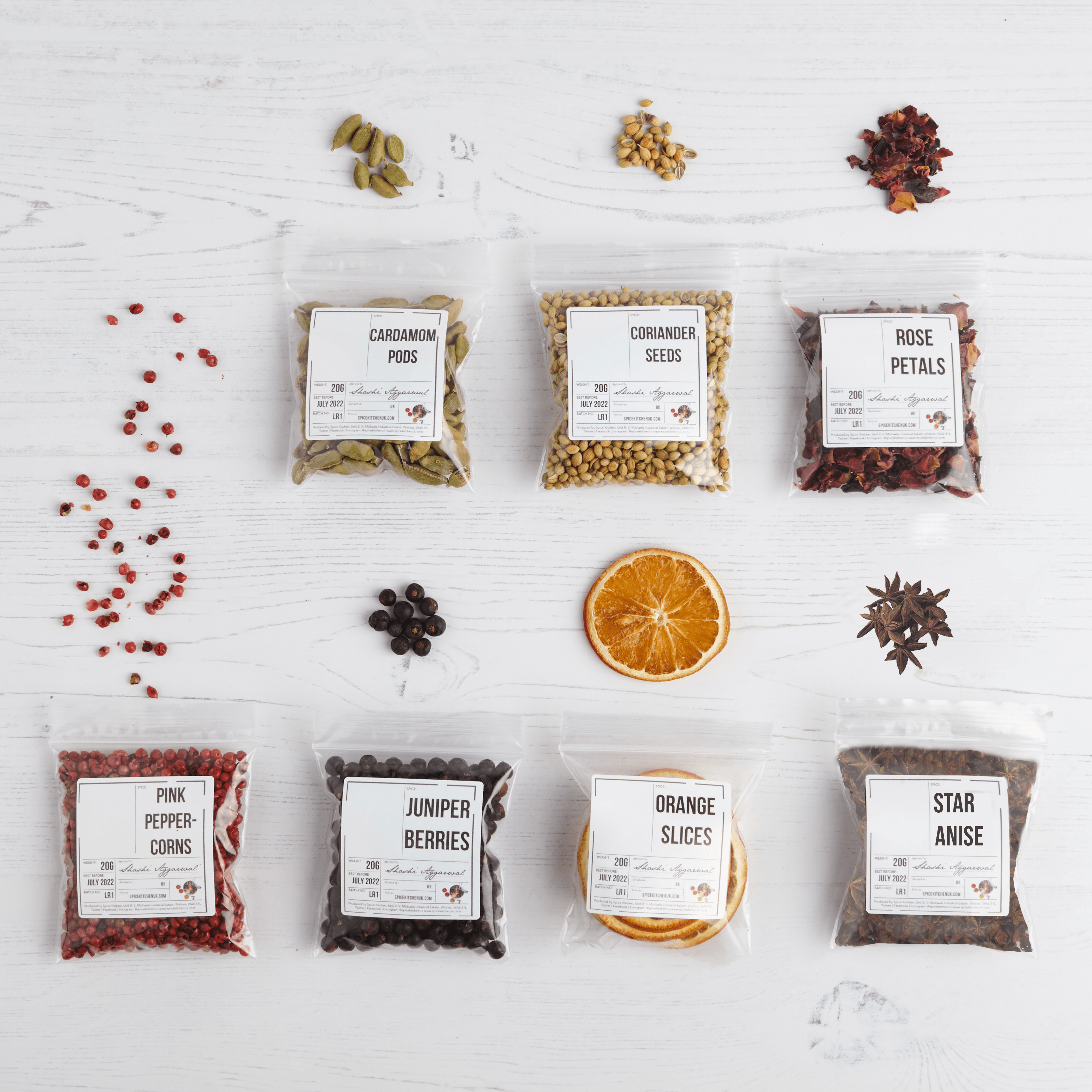 Gin Botanicals - Spice Kitchen™ - Spices, Spice Blends, Gifts & Cookware