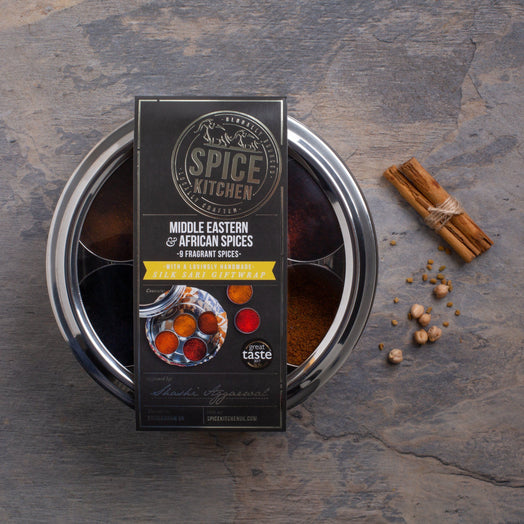 African & Middle Eastern Spice Tin with 9 Spices - Spice Kitchen™ - Spices, Spice Blends, Gifts & Cookware