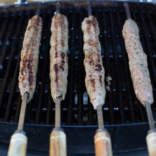 53cm 5mm wide Square Kebab Skewers for BBQ or Tandoor - Spice Kitchen™ - Spices, Spice Blends, Gifts & Cookware