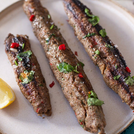 1 metre 8mm wide Square Tandoor Kebab Skewers - Spice Kitchen™ - Spices, Spice Blends, Gifts & Cookware