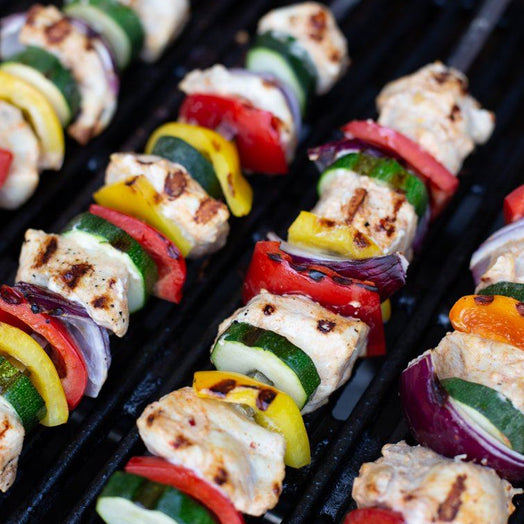 60cm 8mm wide Square Handleless Tandoor Kebab Skewers - Spice Kitchen™ - Spices, Spice Blends, Gifts & Cookware