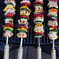 53cm 5mm wide Square Kebab Skewers for BBQ or Tandoor - Spice Kitchen™ - Spices, Spice Blends, Gifts & Cookware