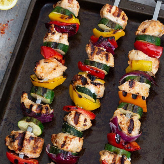 53cm 5mm wide Square Kebab Skewers for BBQ or Tandoor - Spice Kitchen™ - Spices, Spice Blends, Gifts & Cookware