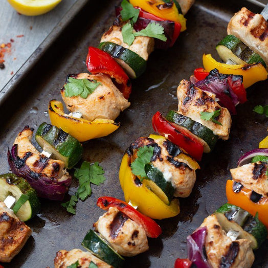 1 metre 8mm wide Square Tandoor Kebab Skewers - Spice Kitchen™ - Spices, Spice Blends, Gifts & Cookware